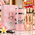 Lattafa Yara Sweet Fruity Vanilla Fragrance for Women 100ml + FREE Victoria’s Secret Bare Vanilla Body Mist 250ml
