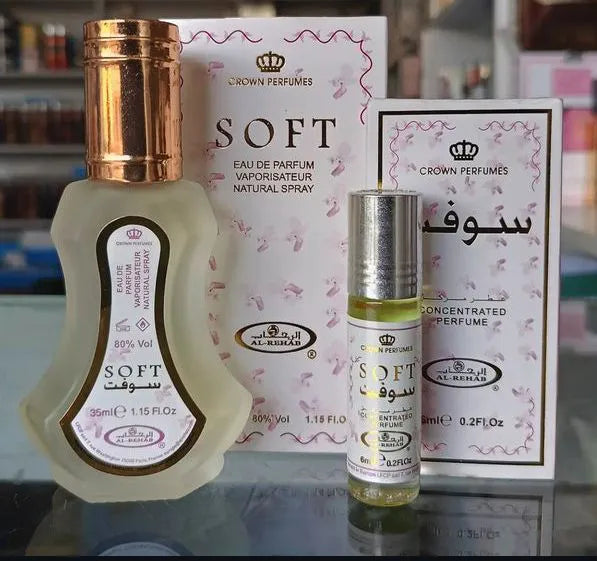 Al Rehab SPECIAL OFFER!!!!! 2 in 1 Perfume Set: Soft Perfume + Soft Perfume Oil