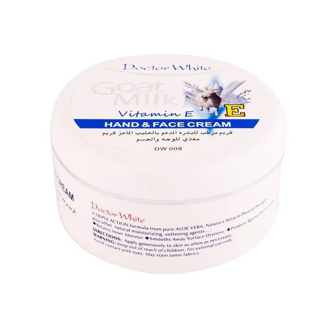 Doctor White Goat Milk,Vitamin E,Hand And Face Cream