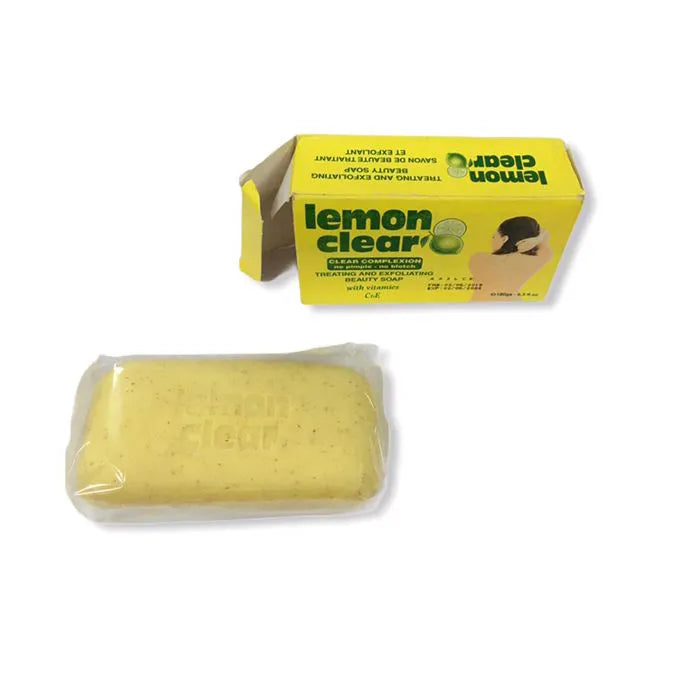 Lemon Clear No Pimple Exfoliating Complexion Treating Beauty Soap