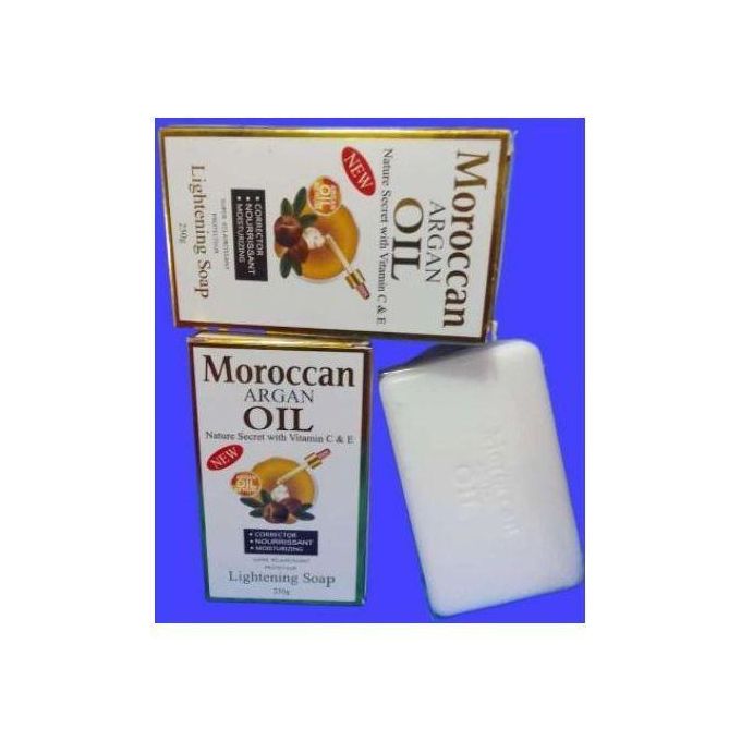 Moroccan Argan Oil Oil Oil Nature's secret with Vitamin C and E Lightening soap For Moisturizing-250g