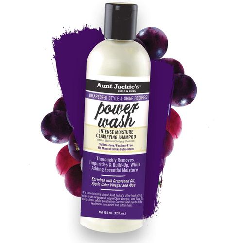 Aunt Jackie'S Power Wash Intense Moisture Clarifying Shampoo 355ml