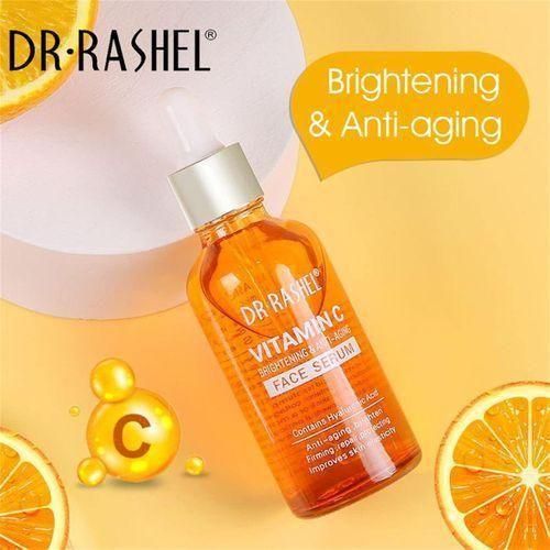 Dr. Rashel Organic Vitamin C Serum for Face Dark Spots, Even Skin Tone, Lines & Wrinkles