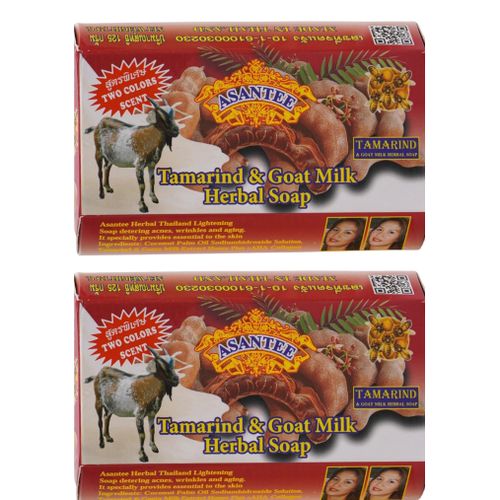 Asantee 6pcs Tamarind And Goat Milk Soap 125g