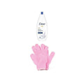 Dove Deeply Nourishing Shower Gel + free gloves (color may differ)