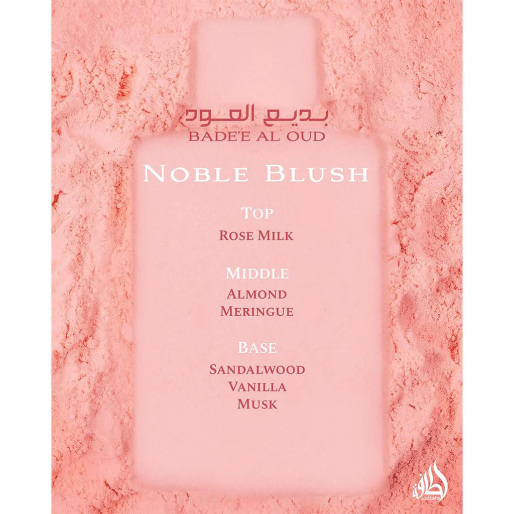 Lattafa Badee Al Oud Noble Blush Eau de Parfum 100ml