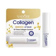 SADOER 4 in 1, Collagen Serum +  Collagen Cream + Black Head Peeling Mask + Lipstick  Anti Aging, Face Moisturizer