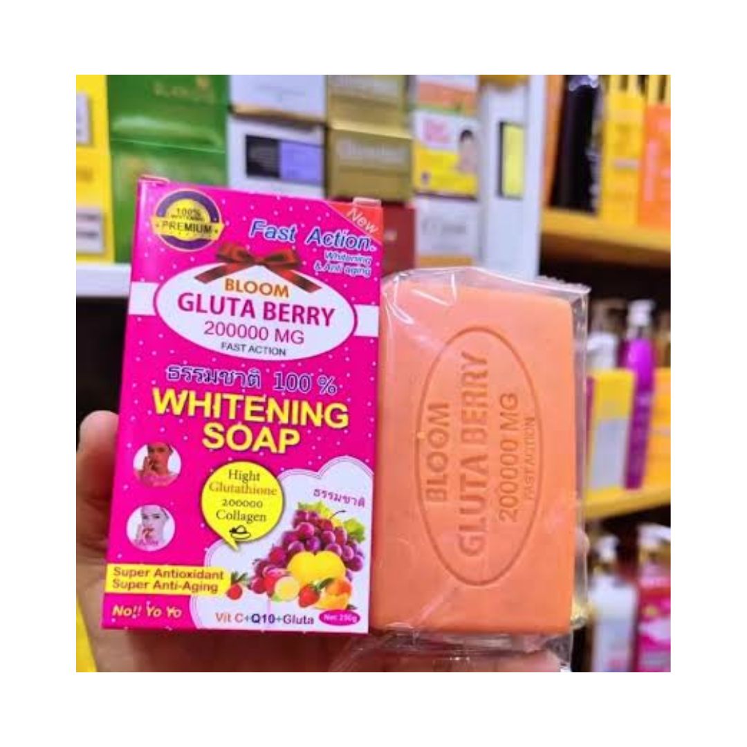 Bloom Gluta Berry Whitening Soap 200000mg
