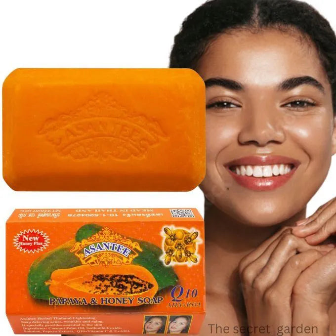 🎉 Anniversary Offer – Limited Time Only! (Pack of 2)Asantee Papaya And Honey Anti Acne Soap - 125gX2 – Nourishing, Natural Skincare for Smooth & Glowing Skin**Asante soap