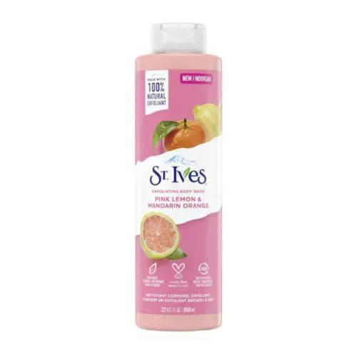 St Ives Exfoliating Pink Lemon & Mandarin Orange Body Wash - 650ml