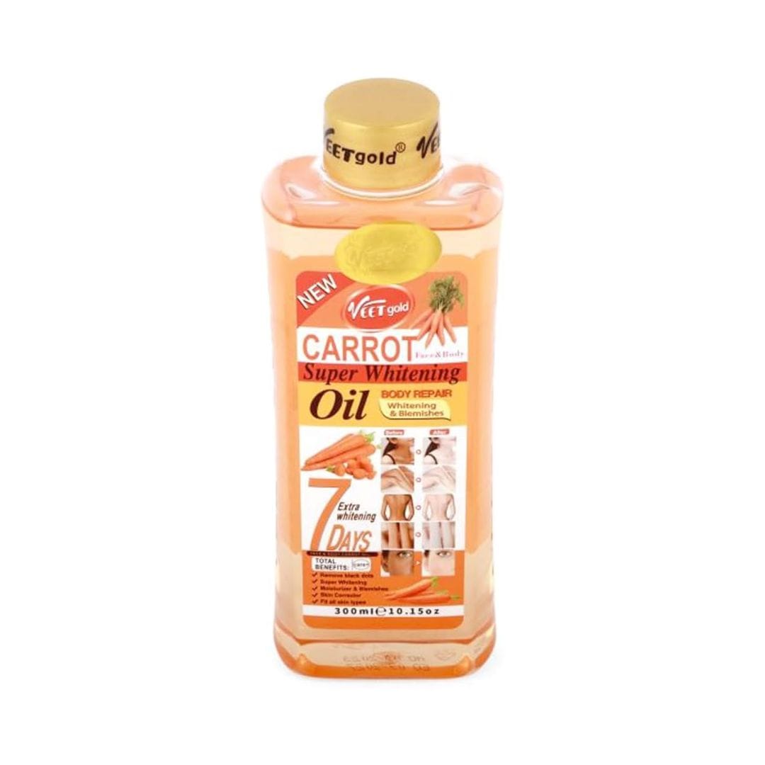 Veet gold carrot super whitening oil