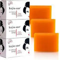 3pcs Kojie San Skin Lightening Soap - Original Classic Kojic Acid Soap for Dark Spots, Hyperpigmentation, Whitening & Scars - For Fair  Even Skin Brightening- Kojic Soap