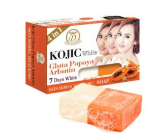 Kojic White Gluta Papaya Arbutin Soap