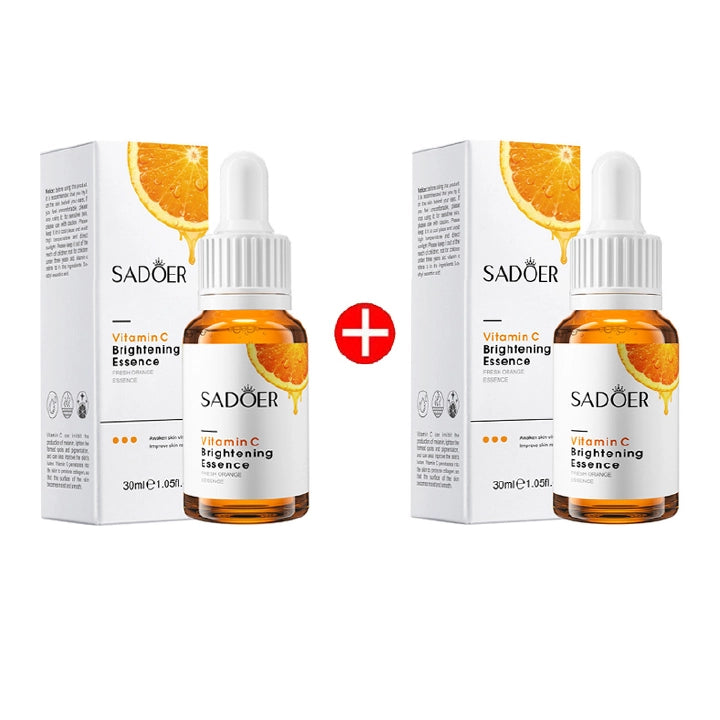 SADOER 2 Pcs Vitamin C Face Brightening Serum Vitamin C Serum Moisturizing Serum For Radiant Skin