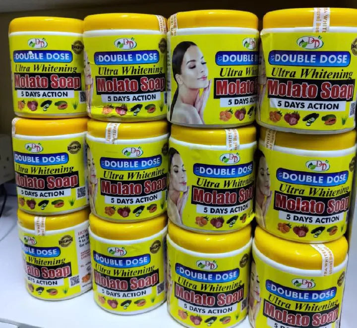 Double Dose Ultra Whitening Molato Soap – Brightening Face & Body Cleansing Bar