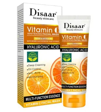 Disaar Vitamin C Whitening Facial Wash With Hyaluronic Acid