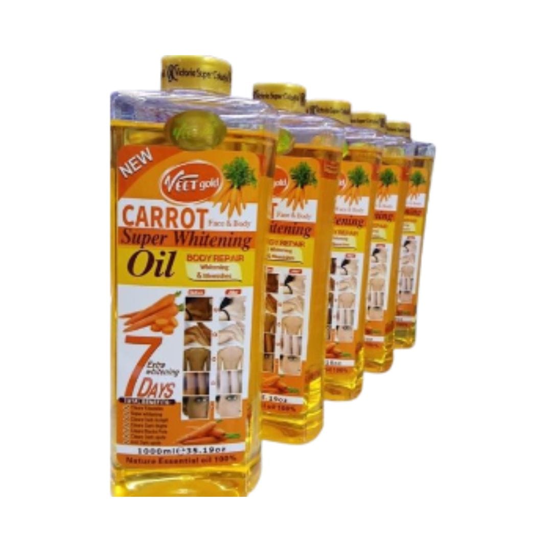 Veet gold carrot super whitening oil