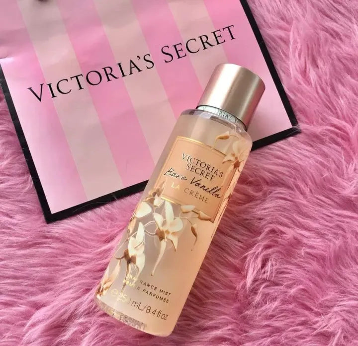 Victoria's Secret 2 in 1 FRAGRANCE COMBO: Bare Vanilla La Creme + Taskeen Caramel Cascade Paris Corner