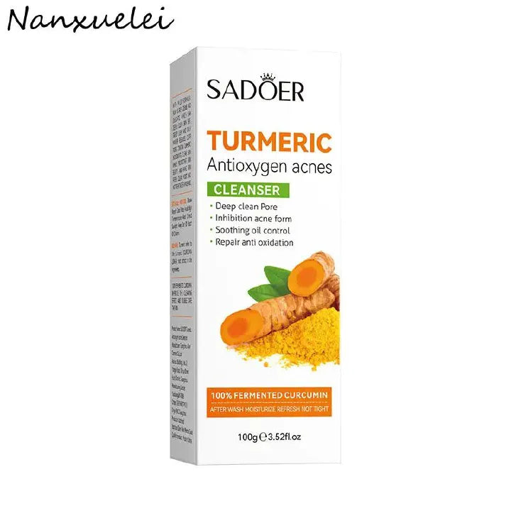 SADOER 8 Pieces Tumeric Skin Care Set: Turmeric Face Cream + Soap + Serum+ Toner + 3 Face Mask + Face Cleanser like Vitamin C For Treating Dark Spots, Anti-wrinkles & Improving Skin Texture, Smoothing
