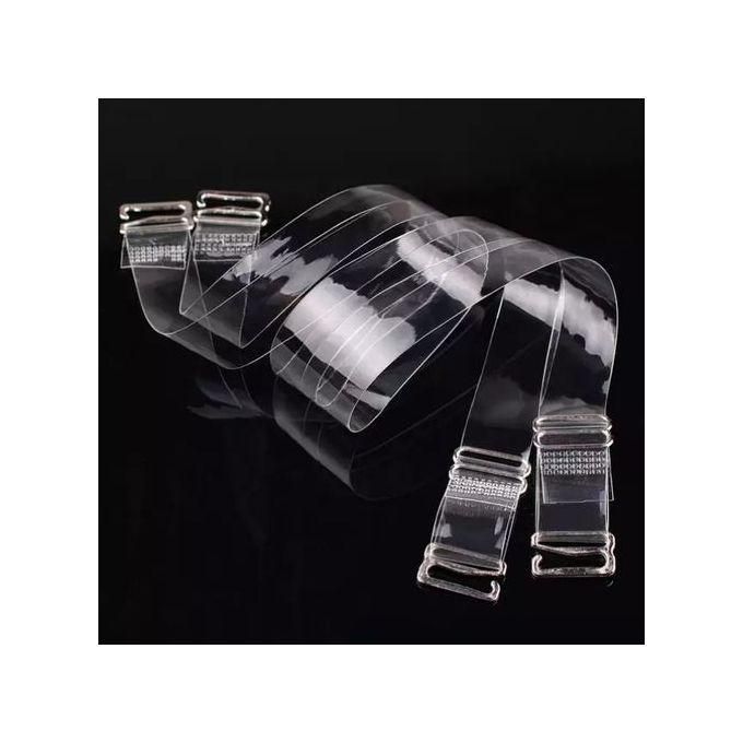 3 Pairs Colourless Bra Strap Extra Strong Clear Bra Straps, Invisible Non-Slip Adjustable Bra Straps,Replacement Bra Shoulder Straps For Strapless Bra