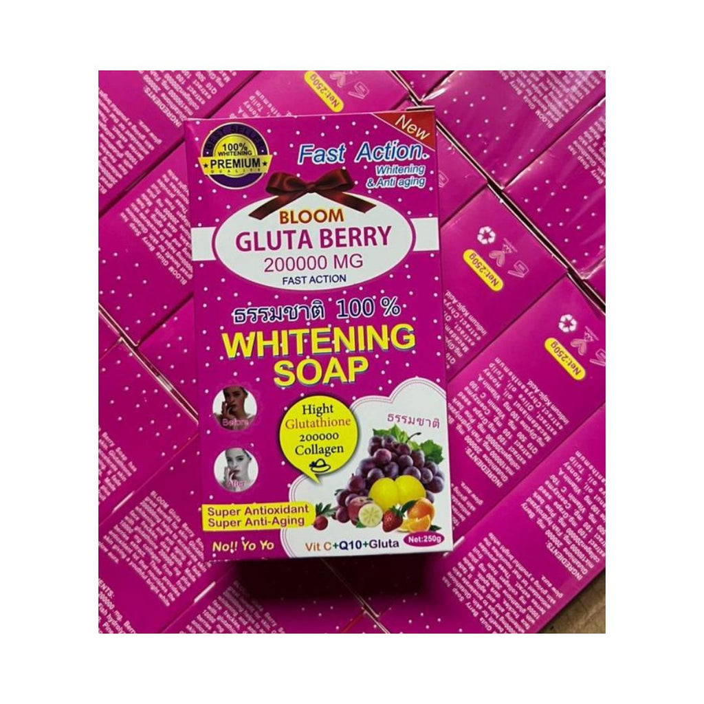 Bloom Gluta Berry Whitening Soap 200000mg