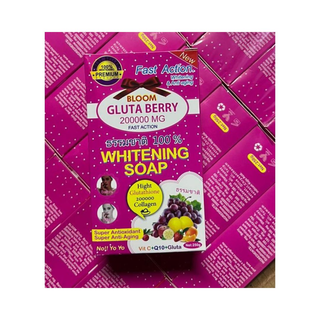 Bloom Gluta Berry Whitening Soap 200000mg