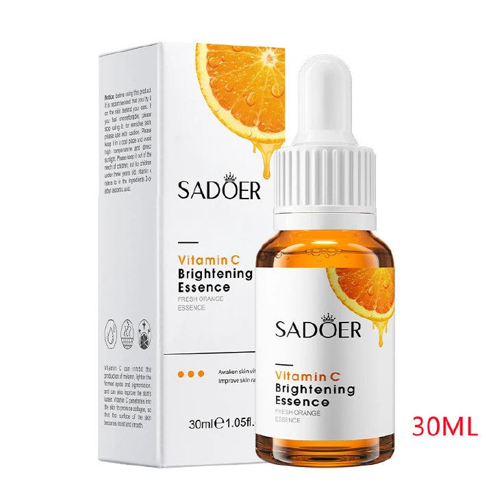 SADOER 27Pcs Skin Care Set Vitamin C Face Cleansers + Moisturizing lotion + Face Essence +Face Toner Tone+Eye Cream +20Pcs Masks +Lipstick + Hand Cream Gift set
