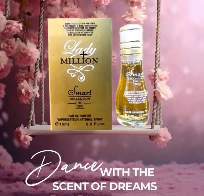 Unique sweet scent! lady million Perfume smart collection fruity spicy perfume for women EDP long lasting sexy lady's perfume cologne unisex spray