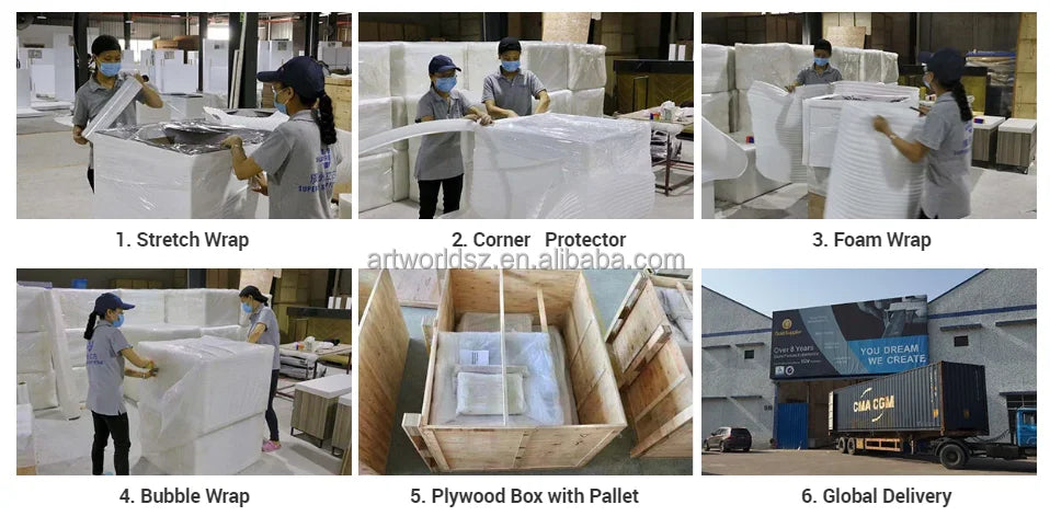 Commercial Merchandising Beauty Salon Display Shelves Custom Design Beauty Display Showcase with LED Light