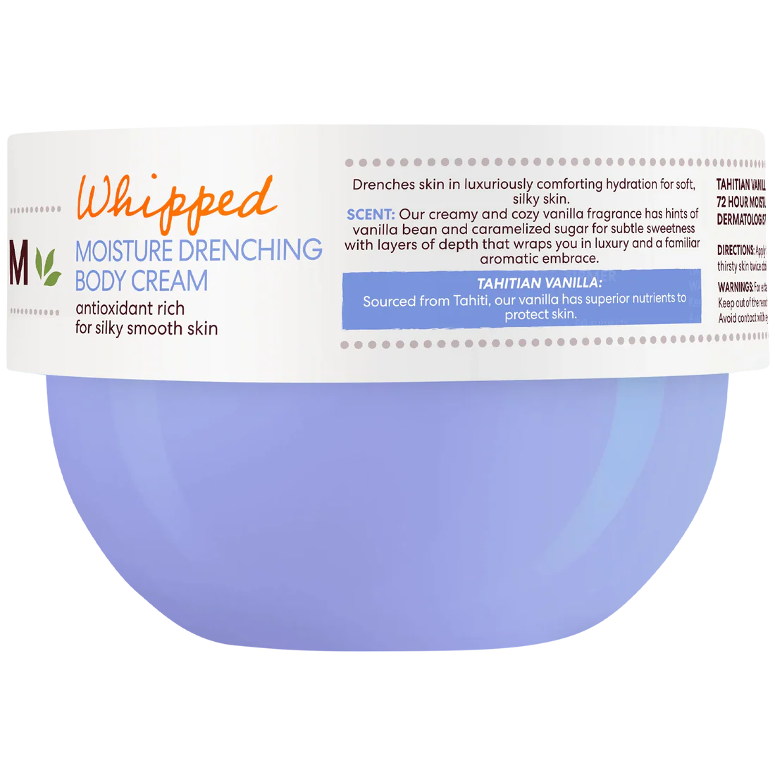 Tahitian Vanilla Moisture Drenching Whipped Body Cream - Middle Eastern Scents in Kenya