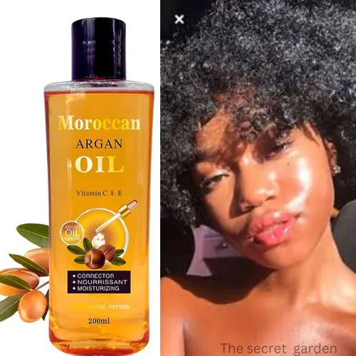Moroccan Argan Oil 100% Pure Oil Correct Moisturize Brightening Serum Moroccan Argan Oil