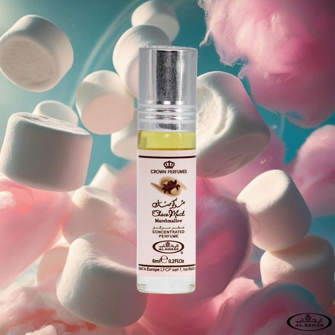 Al-Rehab Choco Musk Marshmallow Perfume Oil 6ml *2