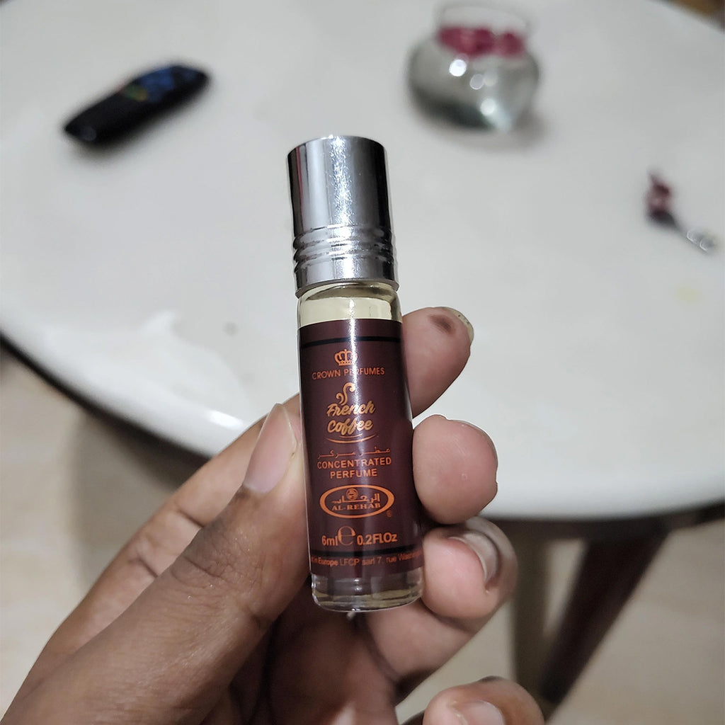 Al-Rehab French Coffee Concentrated Perfume Oil 6ml - 2pcs