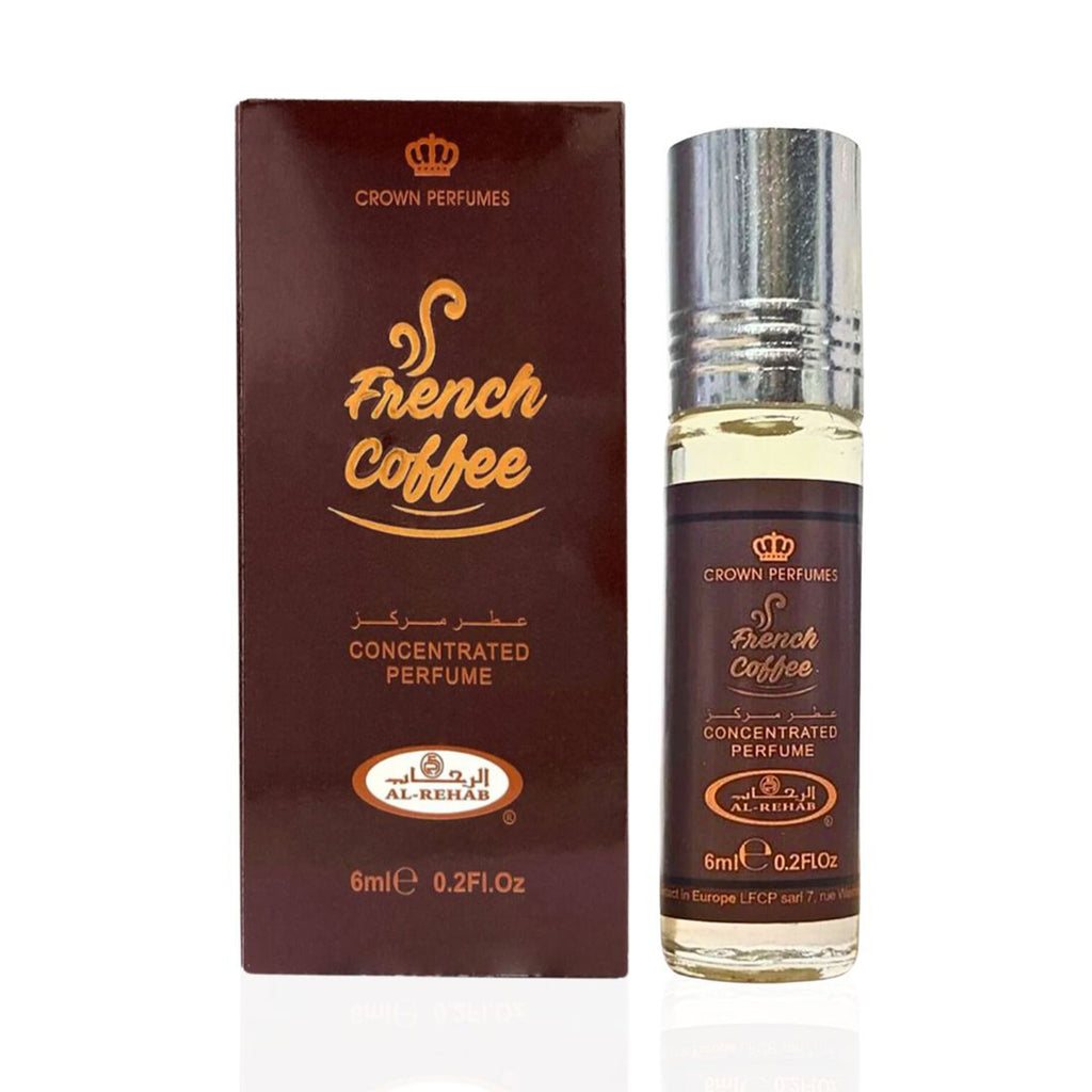 Al-Rehab French Coffee Concentrated Perfume Oil 6ml - 2pcs