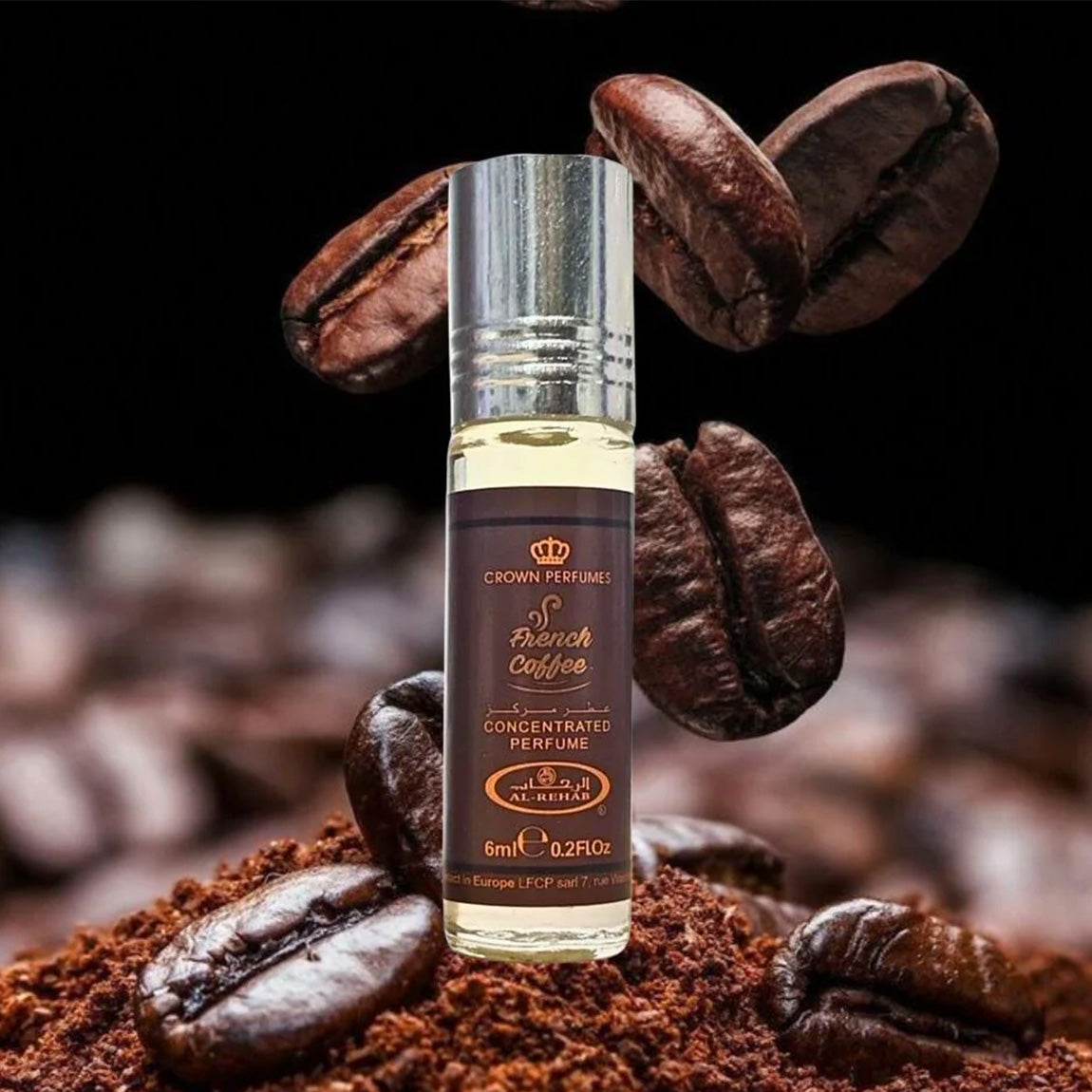 Al-Rehab French Coffee Concentrated Perfume Oil 6ml - 2pcs