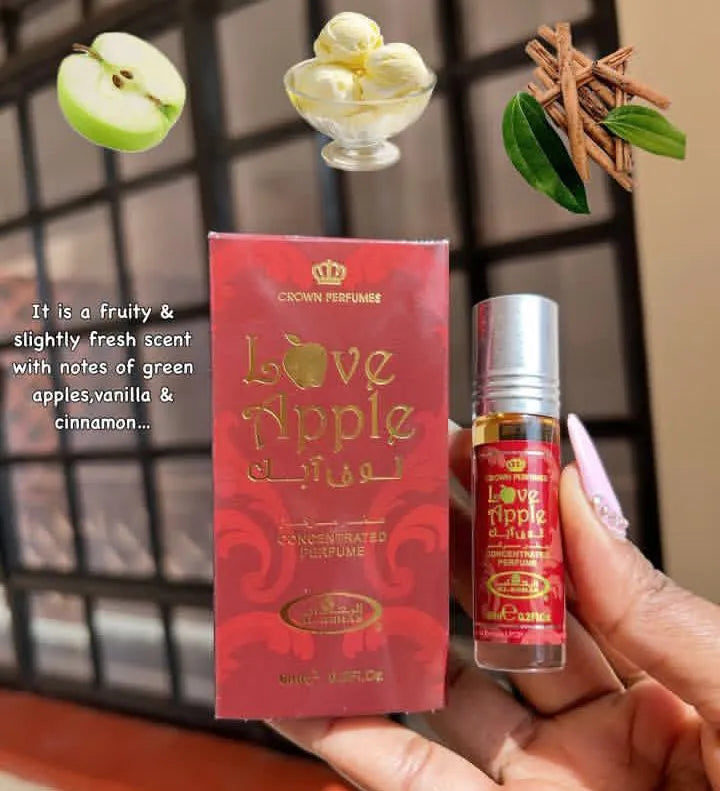 Al Rehab 2 in 1 Perfume Set: Sublime Lattafa Spray + Love Apple Perfume Oil