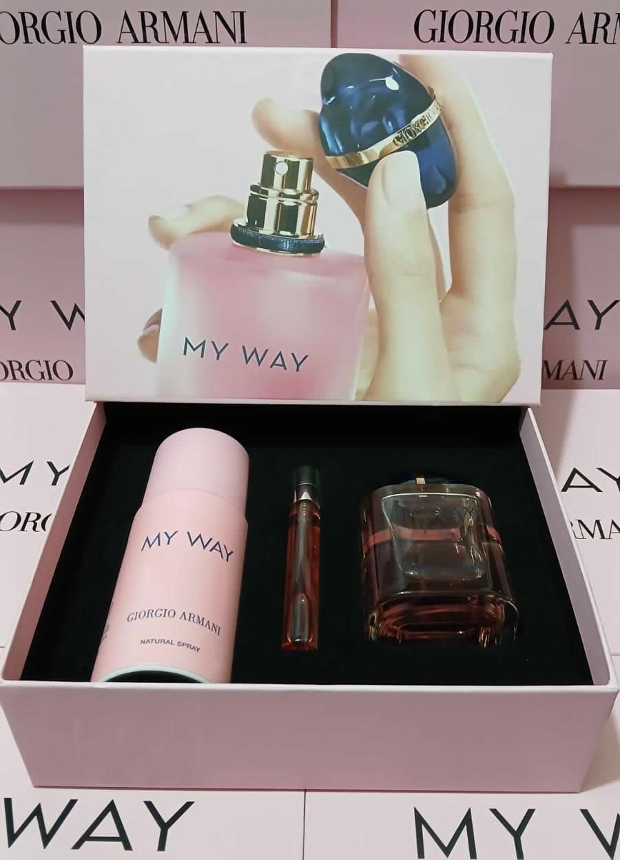 Giorgio Armani My Way Edp 90Ml Gift Set - Perfume and Bloom
