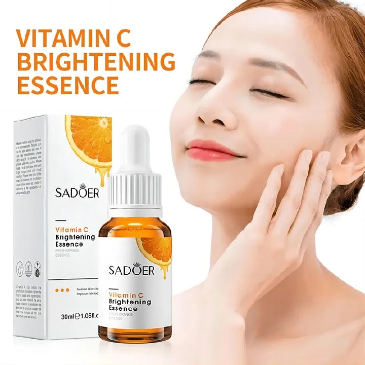 SADOER 2 Pcs Vitamin C Face Brightening Serum Vitamin C Serum Moisturizing Serum For Radiant Skin