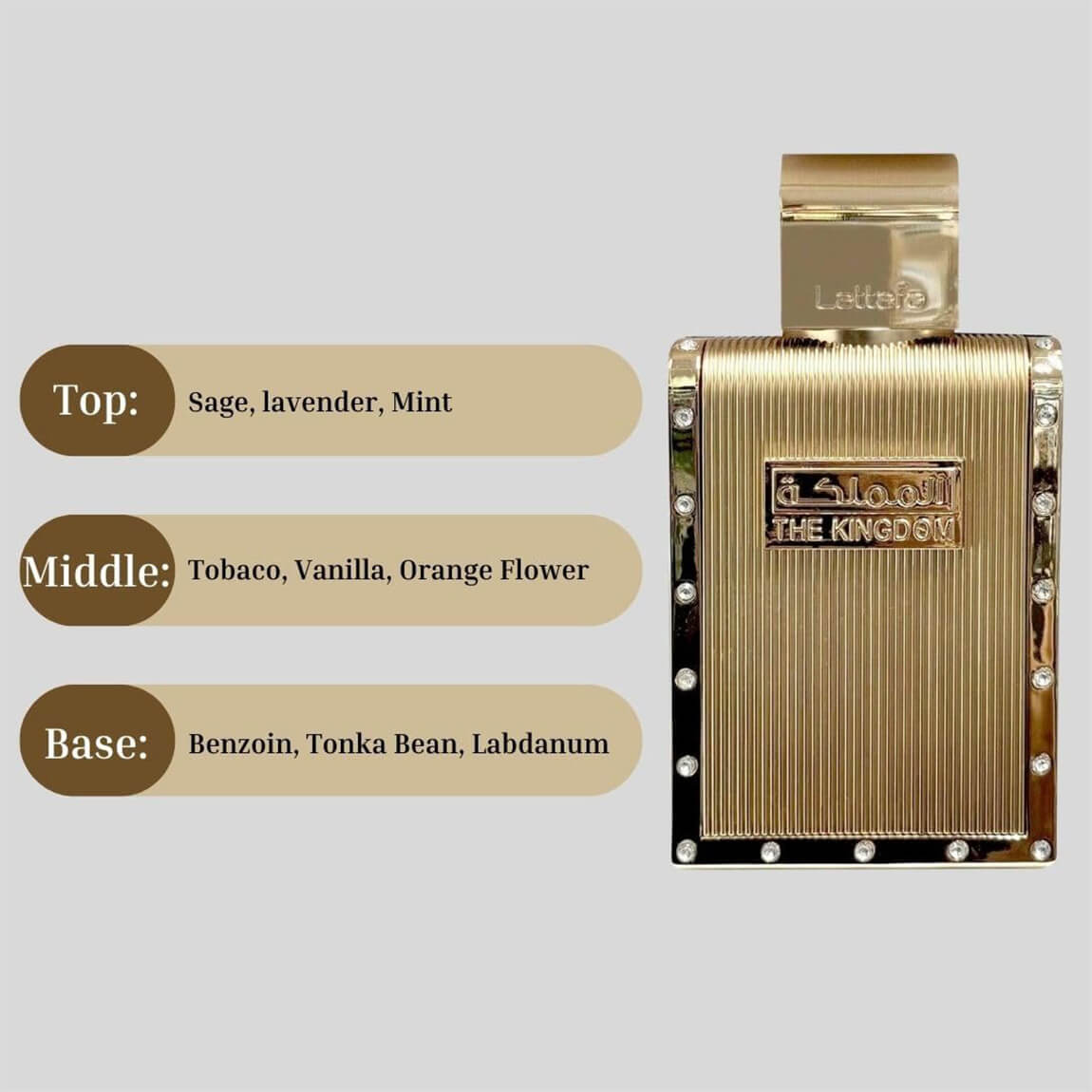 Lattafa The Kingdom for Men Eau de Parfum 100ml