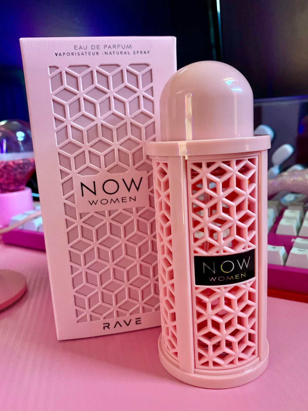 Lattafa Rave NOW Sweet Fruity Floral Fragrance for Women 100ml  + FREE Clive Dorris Eclaire Body Mist 250ml