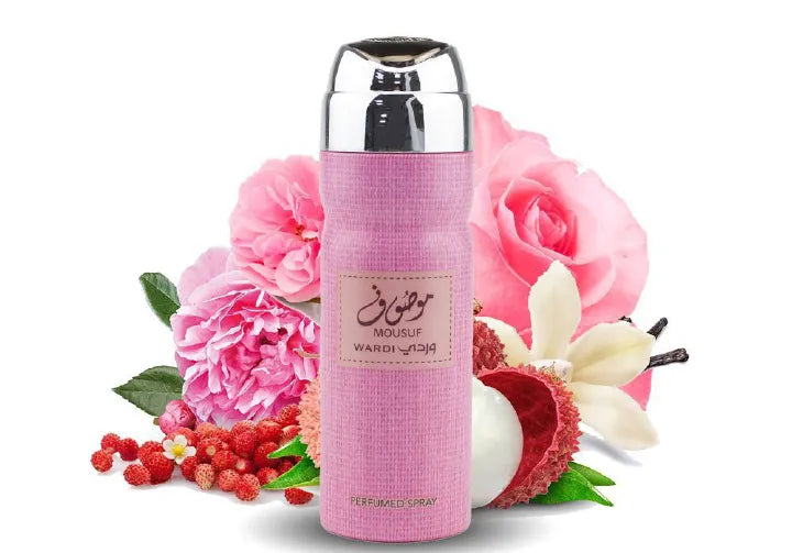 Al Rehab 2 In 1 Fragrance Combo: Love Apple Perfume + Mousuf Wardi Deo Spray