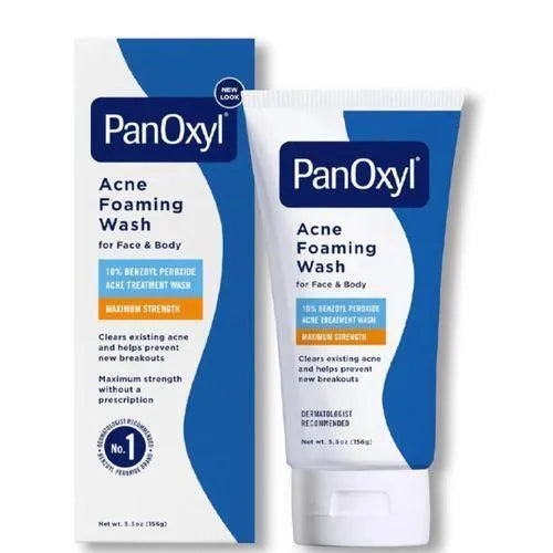 PanOxyl Acne Creamy Wash with 10% Benzoyl Peroxide Daily Control