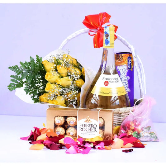 Robertson White Sweet Wine & Roses gift pack